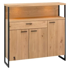 edy&liv Highboard Salerno eichefarbig Outlet