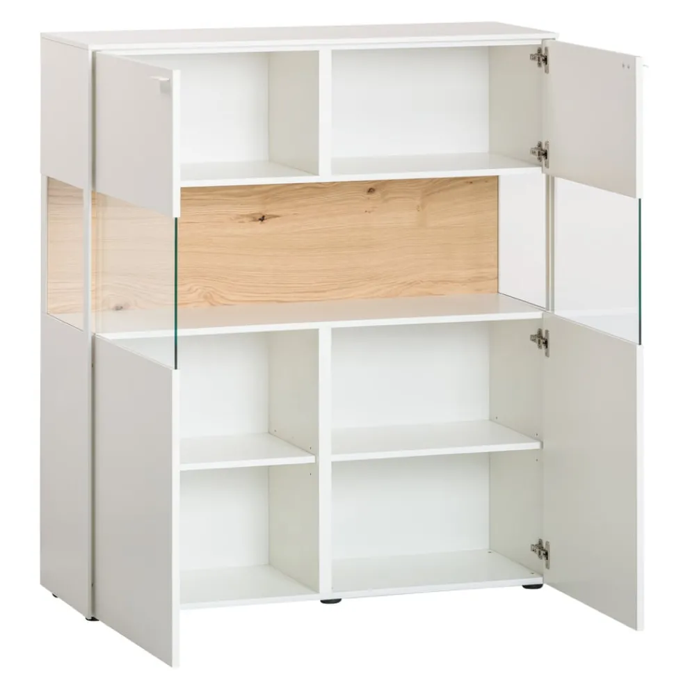 Venjakob Highboard Sentino 3000 37 Kristallweiss Discount