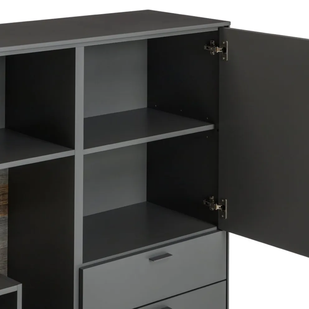 Venjakob Highboard Sentino 3000 36 Schiefergrau Hot