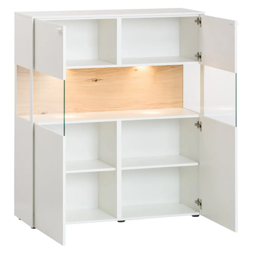 Venjakob Highboard Sentino 3000 37 Kristallweiss Discount