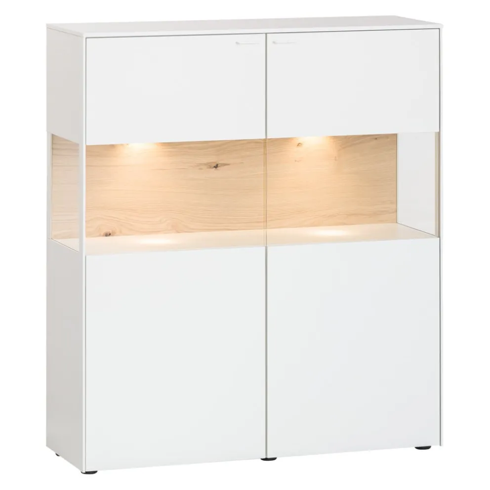 Venjakob Highboard Sentino 3000 37 Kristallweiss Discount
