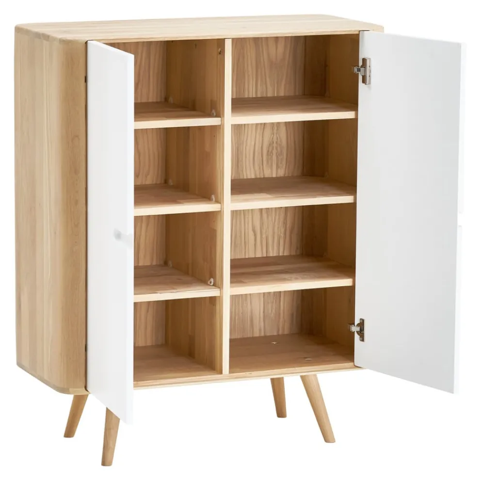 BYYU Highboard Skarsund weiss Clearance