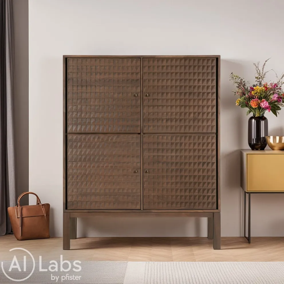 Ethnicraft Highboard Sono hellbraun Clearance