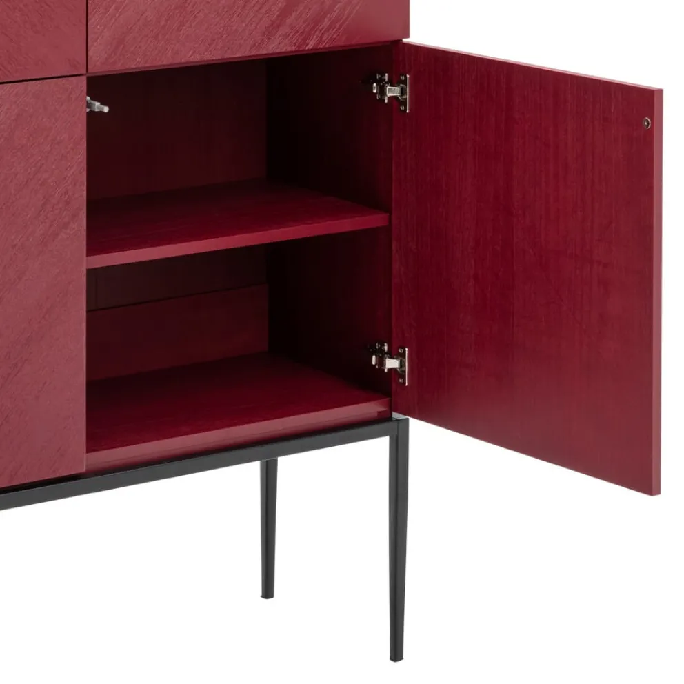 Ambia Home Highboard Sumatra dunkelrot Discount