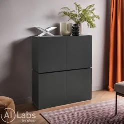 Voleo Highboard Unique graphit Hot