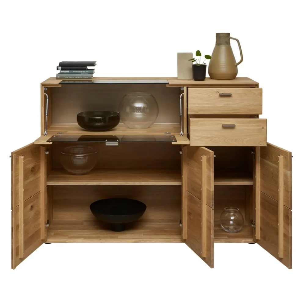 VALNATURA Highboard Venturo eichefarbig Clearance