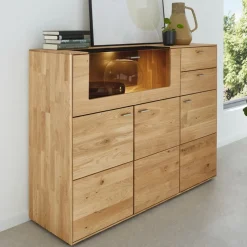 VALNATURA Highboard Venturo eichefarbig Clearance