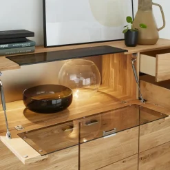VALNATURA Highboard Venturo eichefarbig Clearance