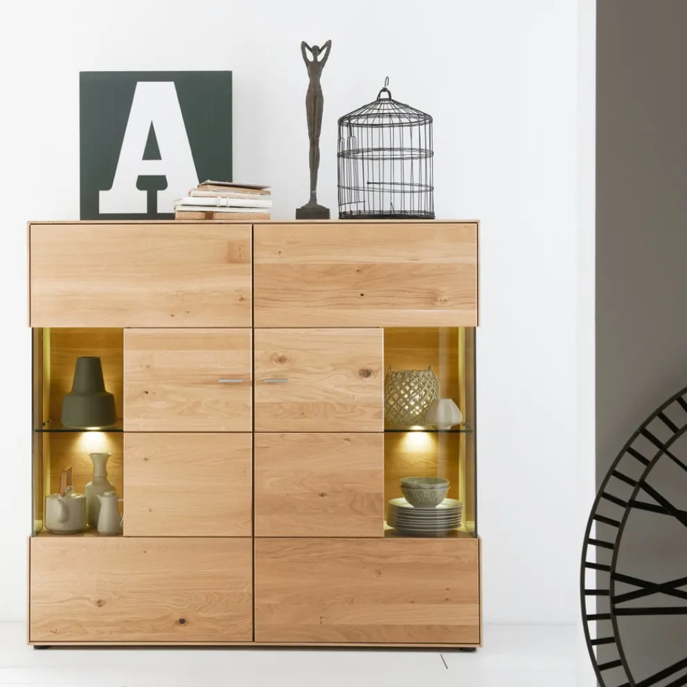 VALNATURA Highboard Venturo eichefarbig Outlet