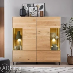 VALNATURA Highboard Venturo eichefarbig Outlet