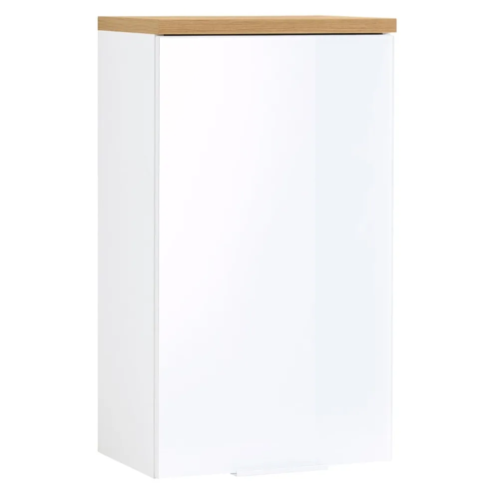 MID.YOU Hängeschrank Pescara navarra-eiche-nb., weiss Discount