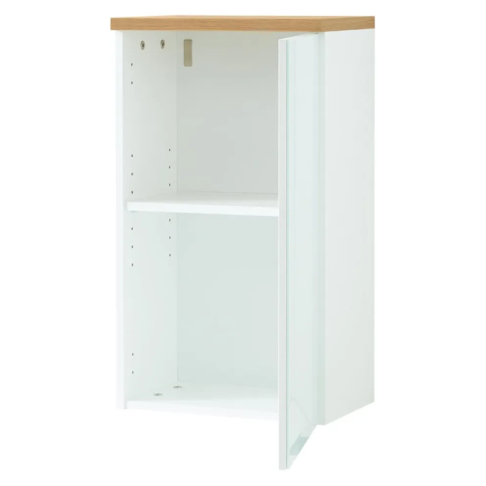 MID.YOU Hängeschrank Pescara navarra-eiche-nb., weiss Discount