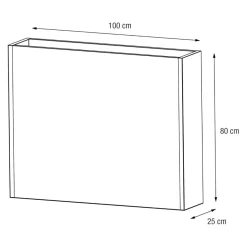 Herstera Hochbeet Divider Planter anthrazit Discount