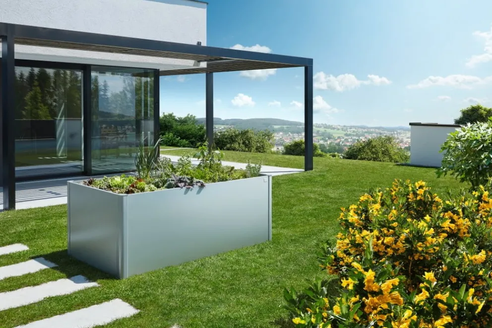 Biohort Hochbeet Gr. 2X1 silber Outlet