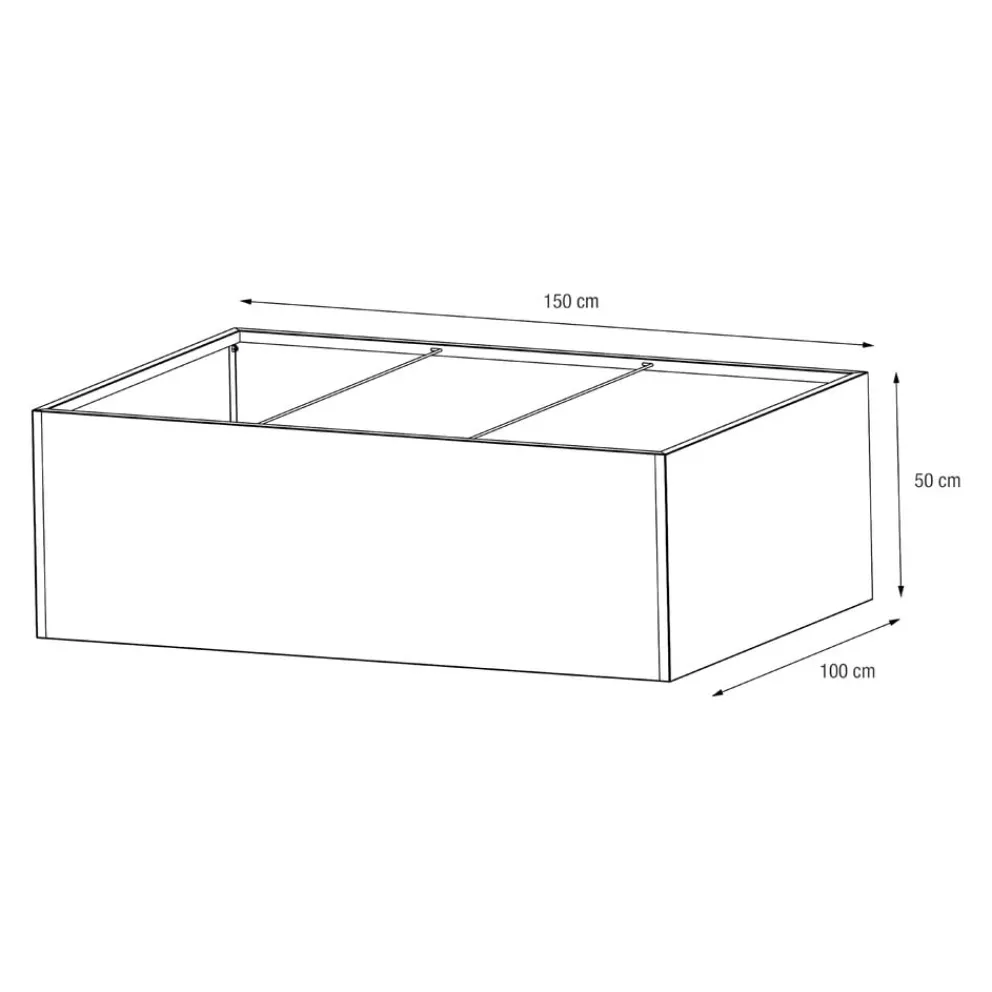 Herstera Hochbeet Metal Planter anthrazit Outlet