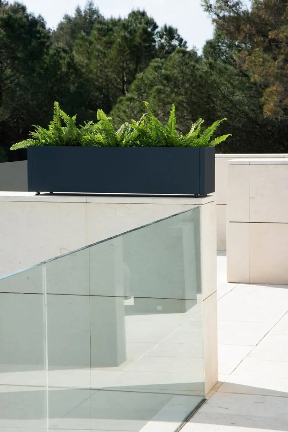 Herstera Hochbeet Metal Planter anthrazit