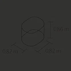 Vitavia Hochbeet Vita 858 schwarz Discount