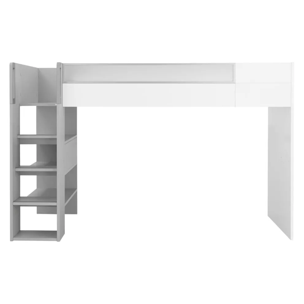 Gautier Hochbett Dimix hellgrau, weiss Hot