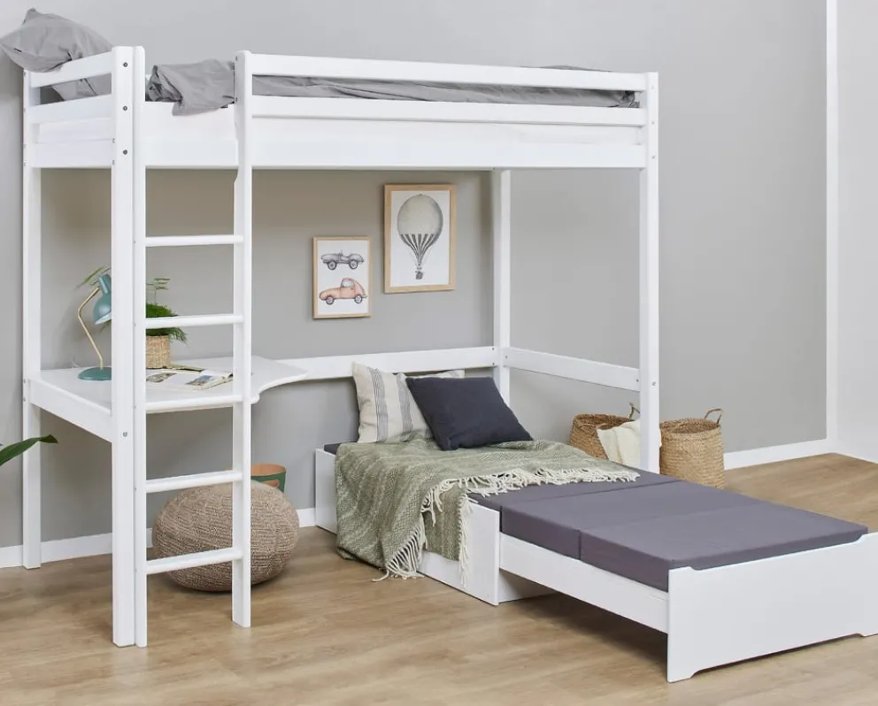 Hoppekids Hochbett Eco Dream Mega weiss Clearance