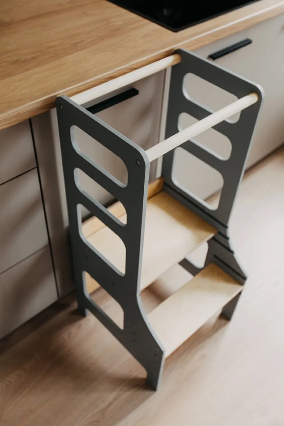 Duck Woodworks Hochstuhl Venta grau Clearance