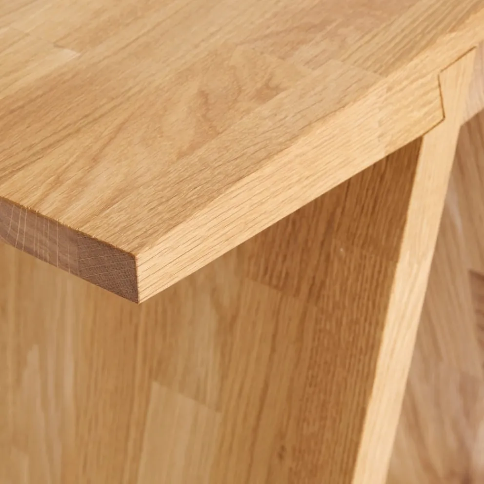 Muubs Hocker Angle eichefarbig Discount