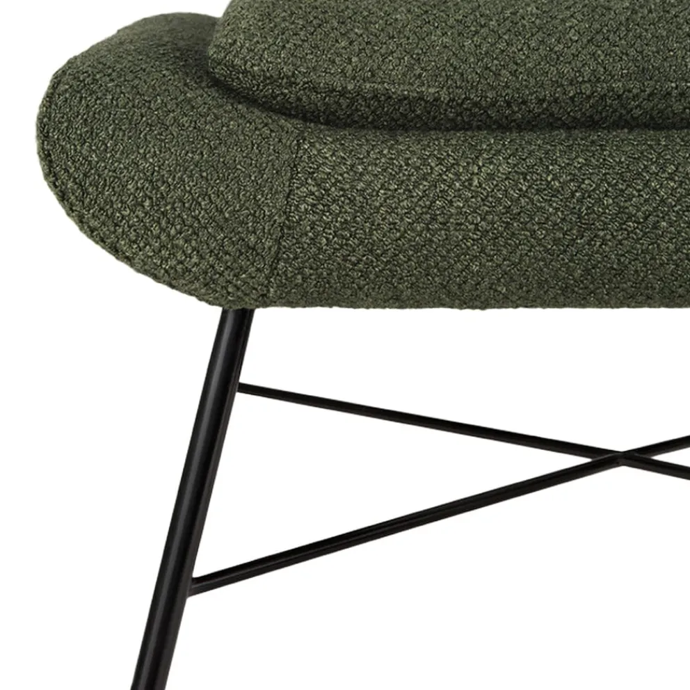 Ethnicraft Hocker Barrow ginstergelb