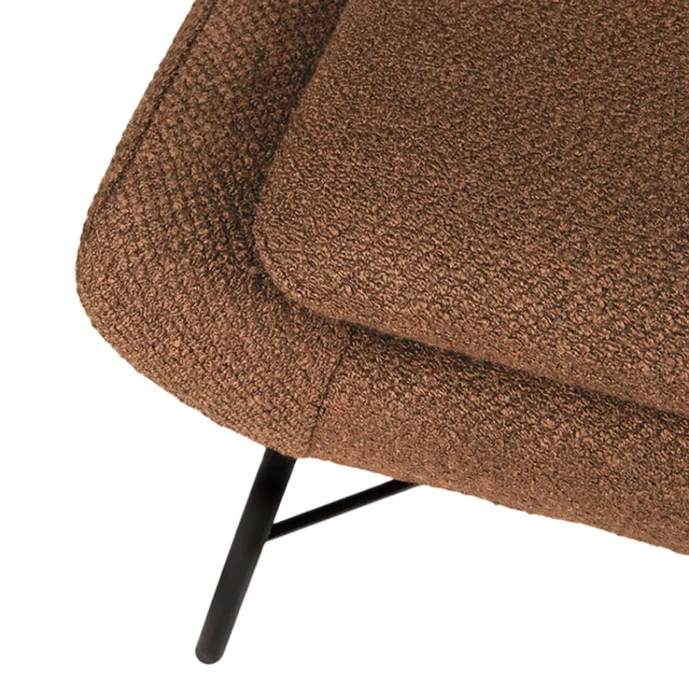 Ethnicraft Hocker Barrow rostrot Outlet