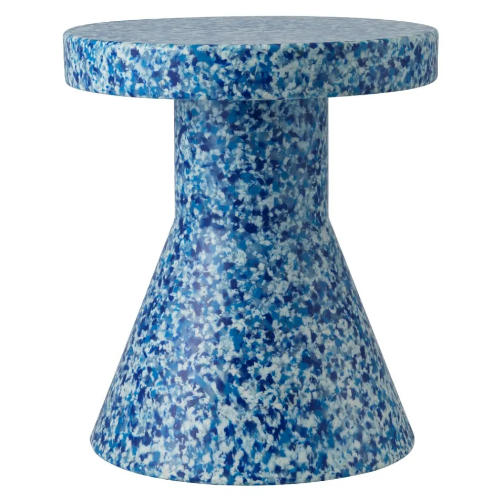 Normann Copenhagen Hocker Bit blau, weiss Discount