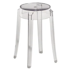 KARTELL Hocker Charles-Ghost B4 / glasklar
