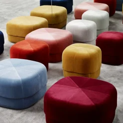 Normann Copenhagen Hocker Circus JAB City Velvet grey Sale