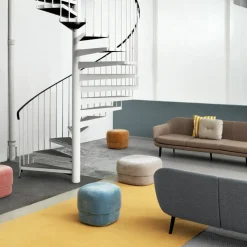 Normann Copenhagen Hocker Circus JAB City Velvet yellow Outlet