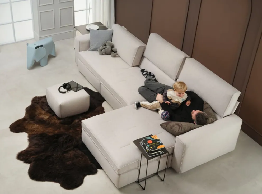 sensoo Hocker CLOUDY1 off-white