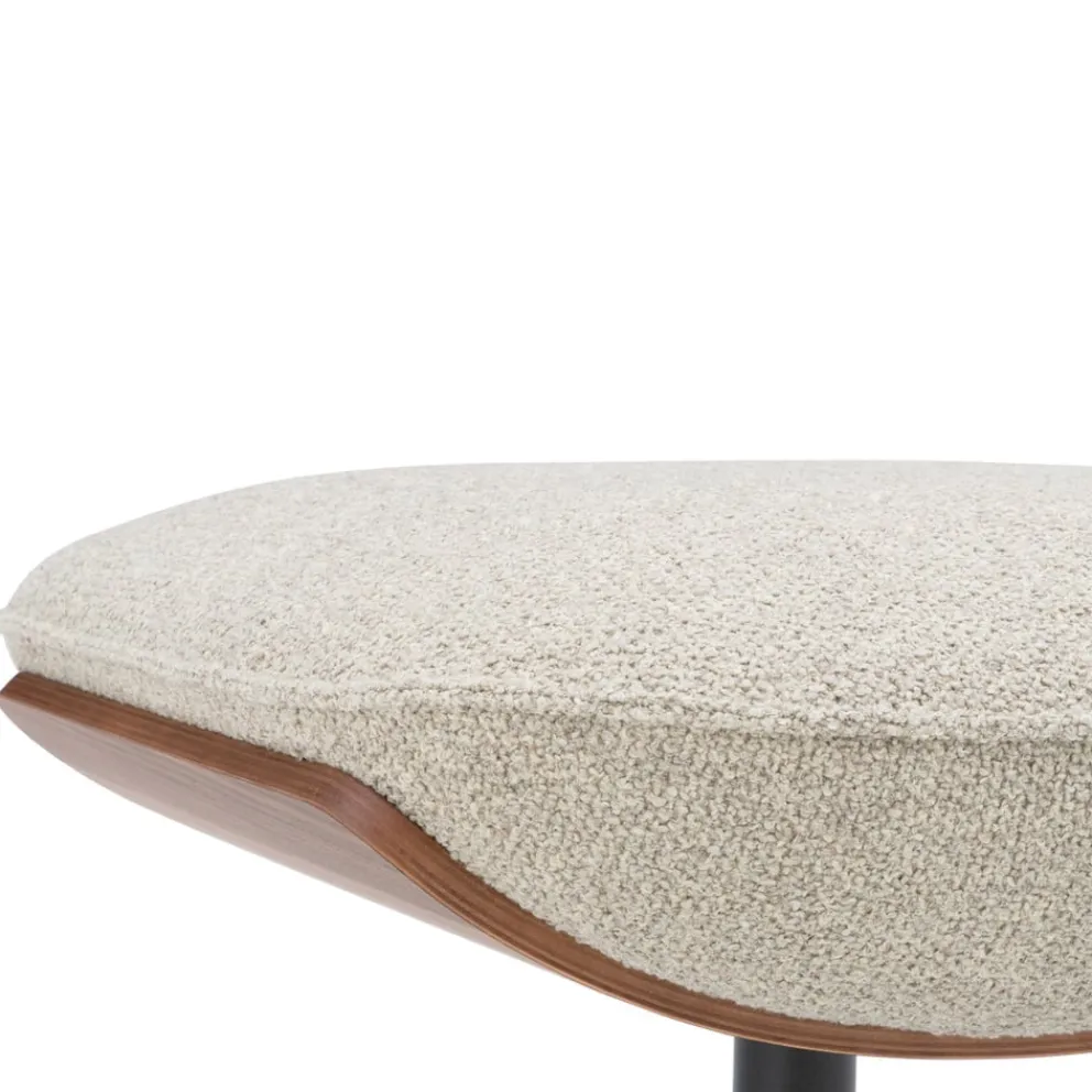 LEOLUX Hocker Cream beige Hot