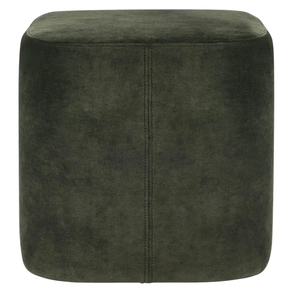Ethnicraft Hocker Cube olivgrün New