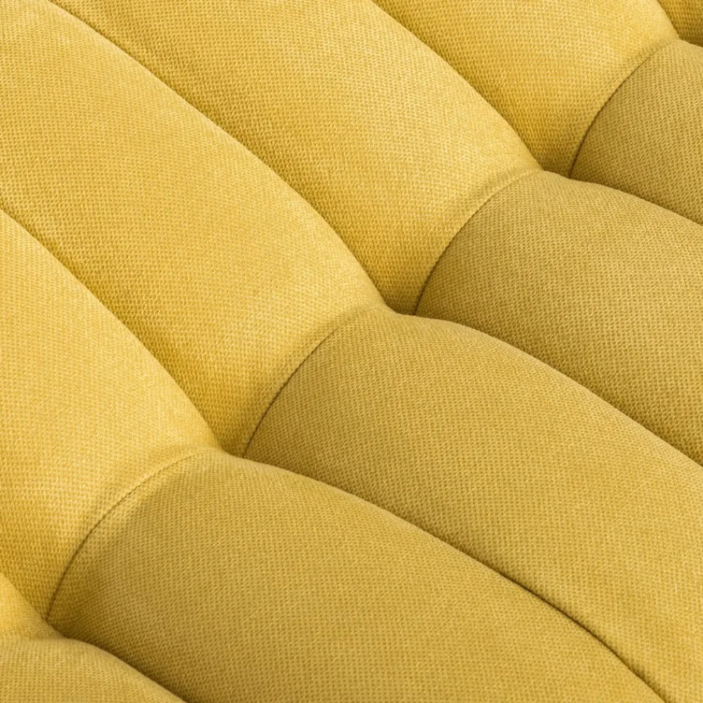Calia Italia Hocker Fox Trot senfgelb Clearance