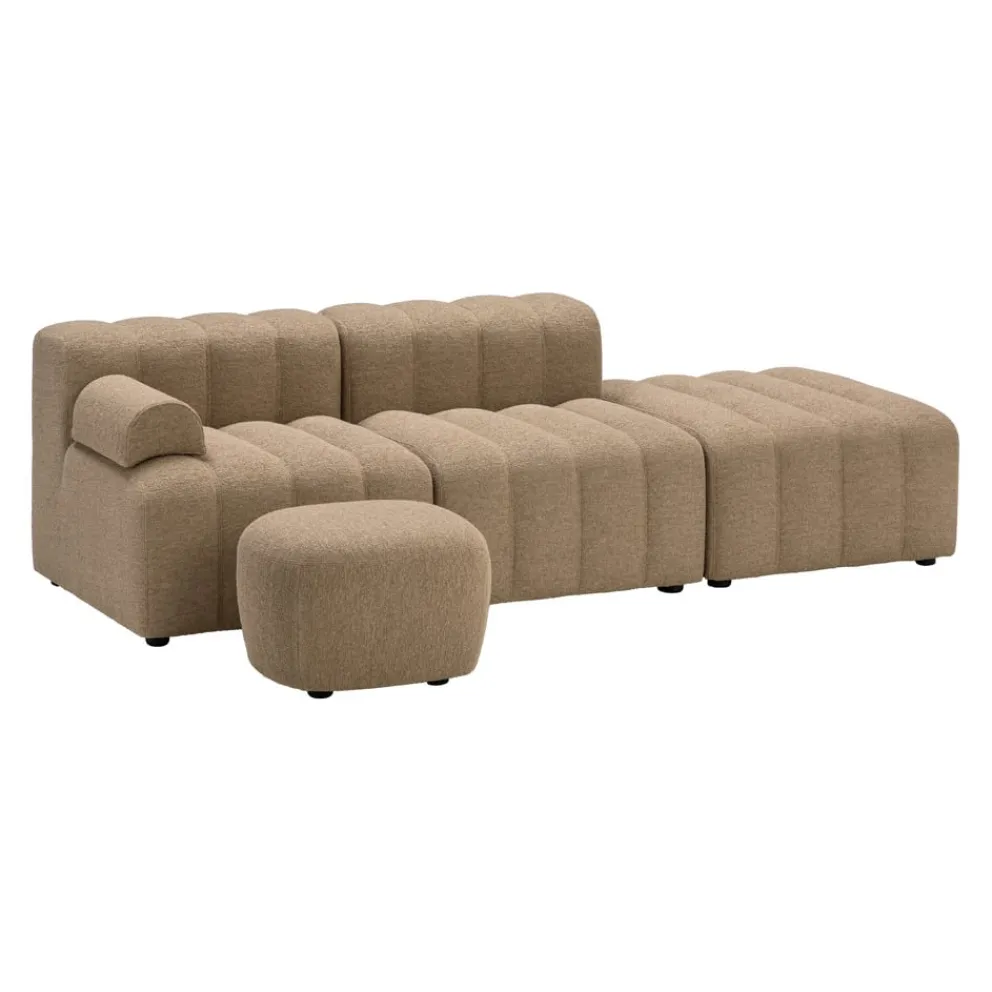 NORR11 Hocker Little Big Pouf taupe