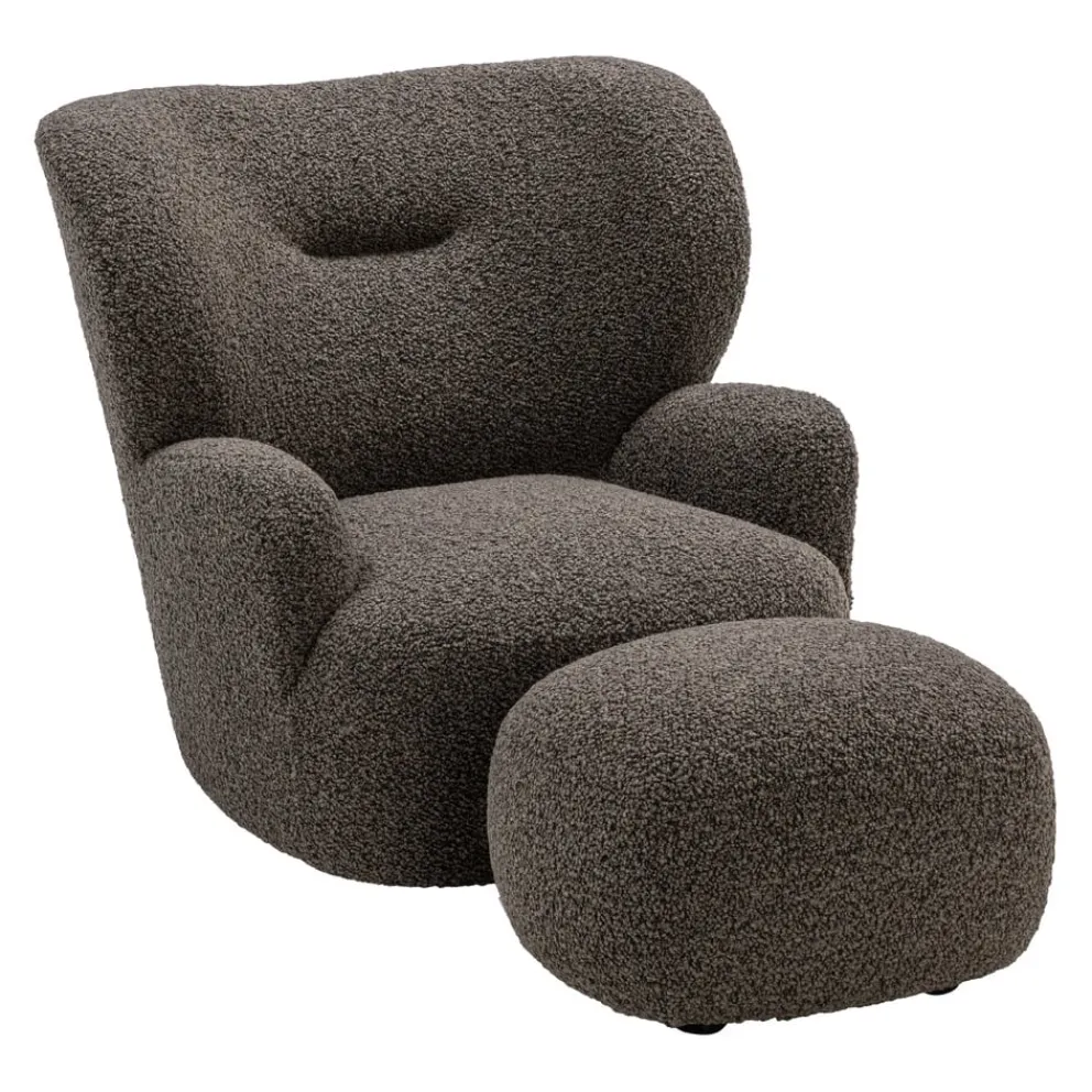 Gervasoni Hocker Loll grau Outlet