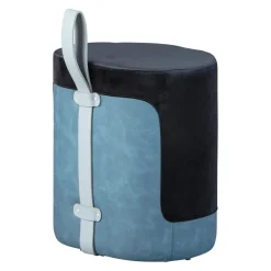 MID.YOU Hocker Osane-506 anthrazit, blau