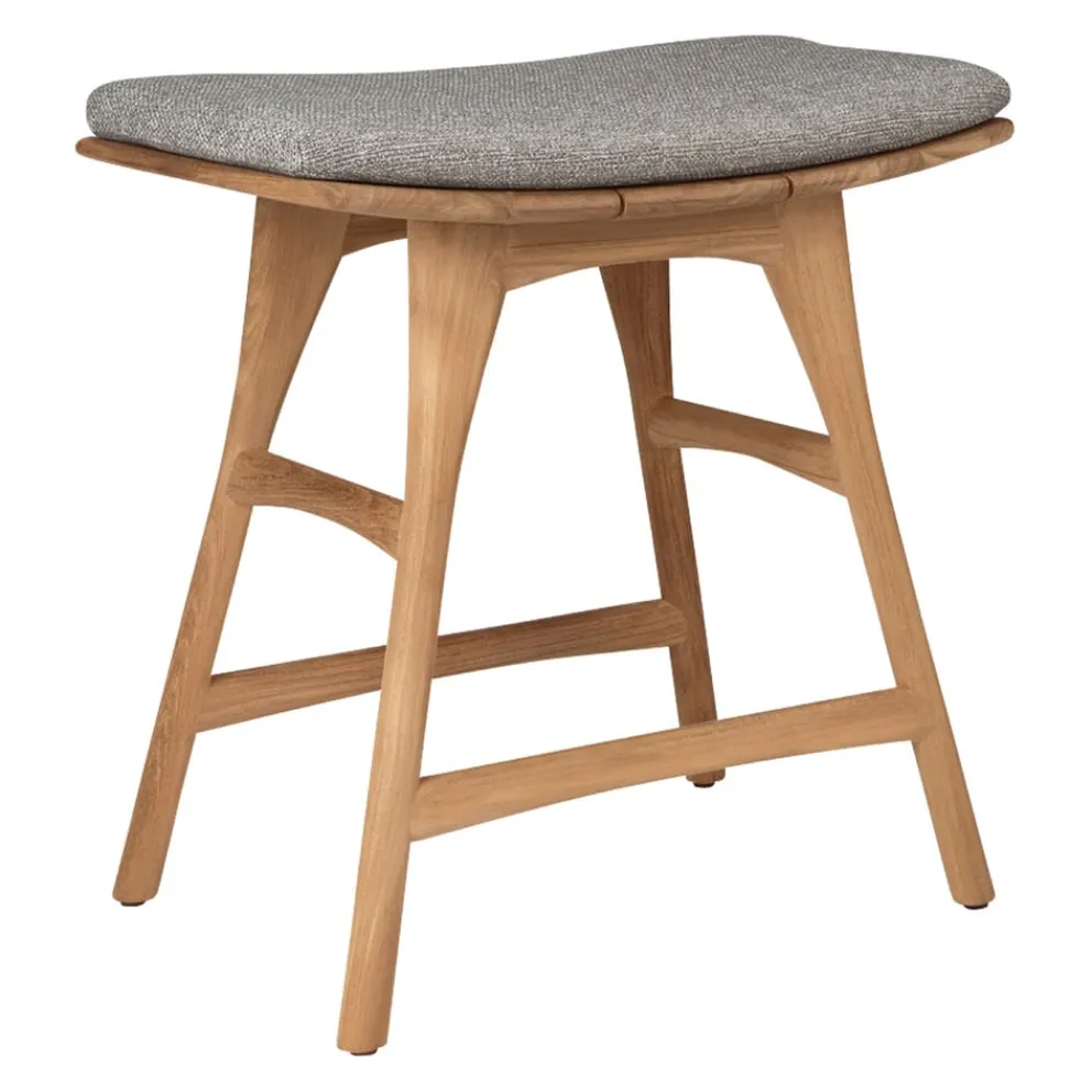 Ethnicraft Hocker Osso braun, taupe Best