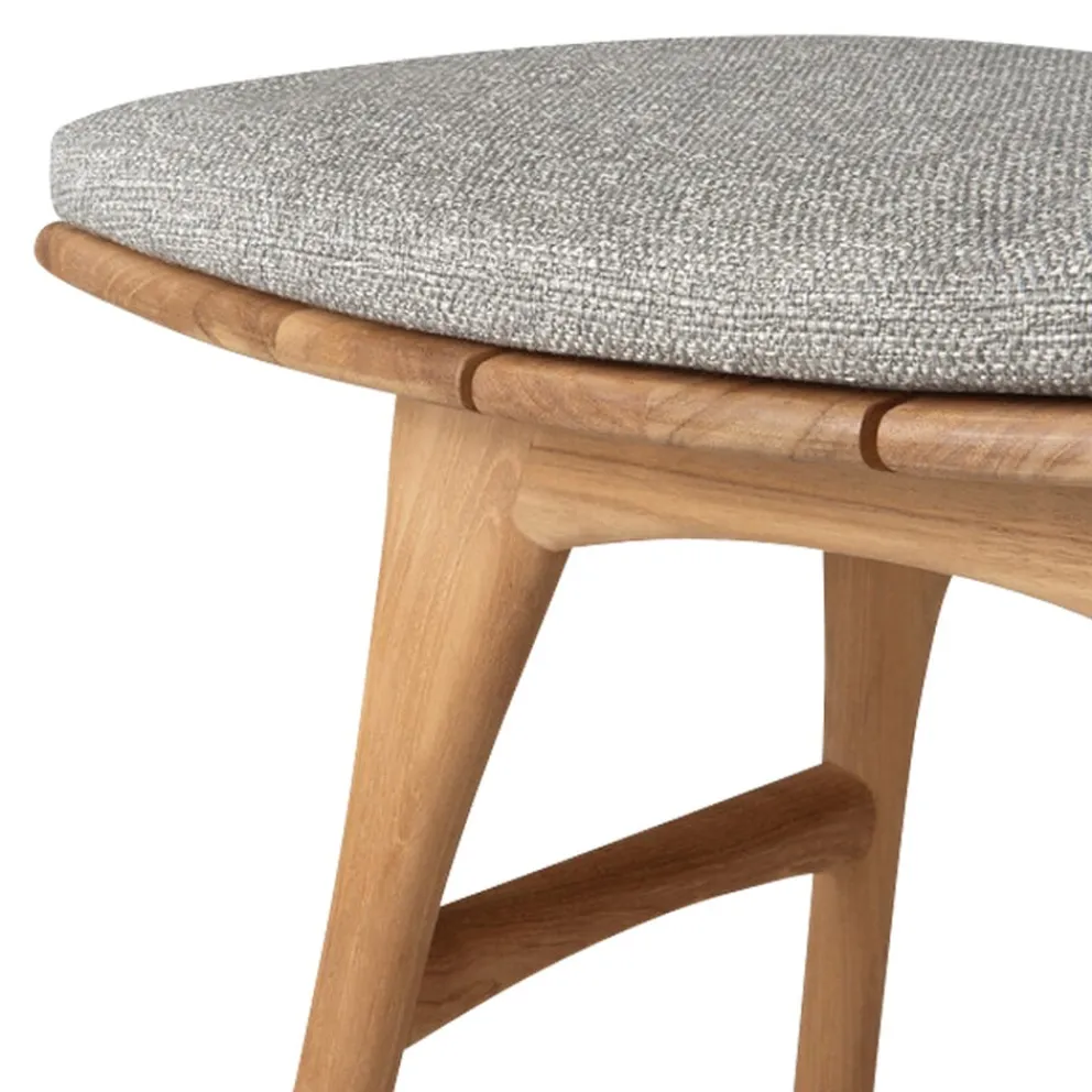 Ethnicraft Hocker Osso braun, taupe Best