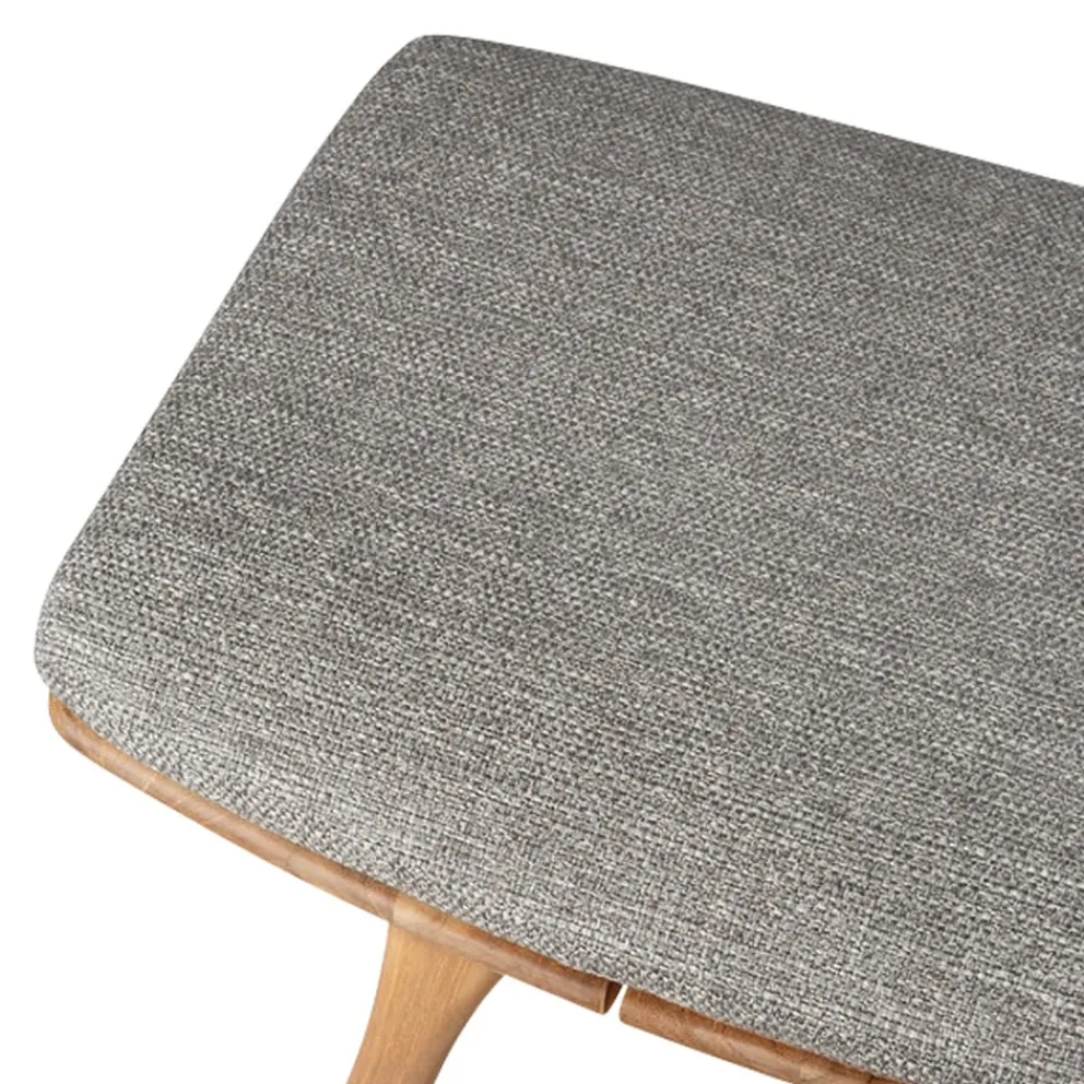 Ethnicraft Hocker Osso braun, taupe Best