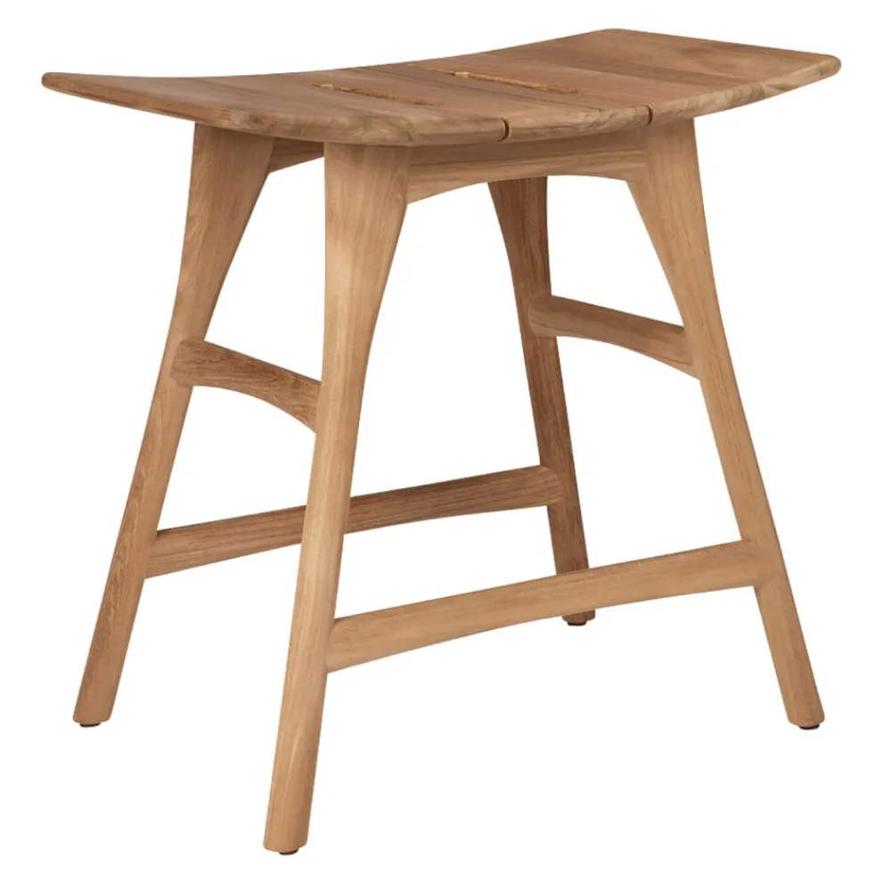 Ethnicraft Hocker Osso braun, taupe Online