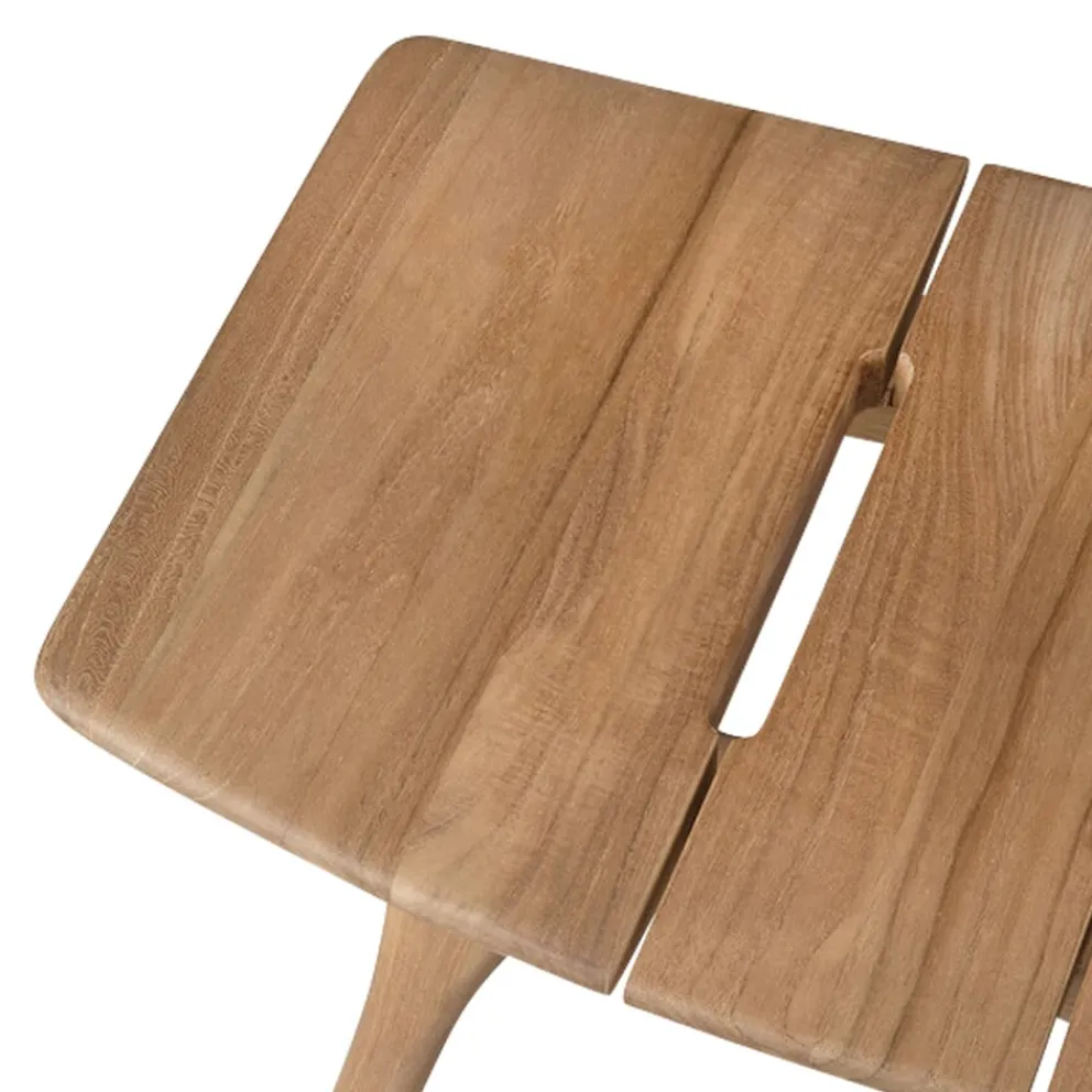 Ethnicraft Hocker Osso braun, taupe Online
