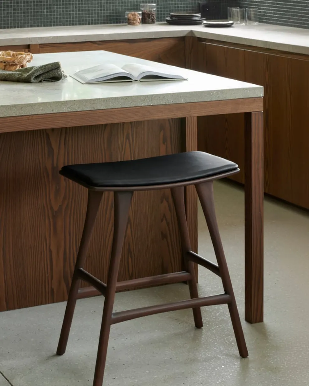 Ethnicraft Hocker Osso braun Clearance