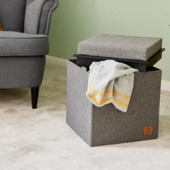 StoreIt Hocker Premium grau Clearance