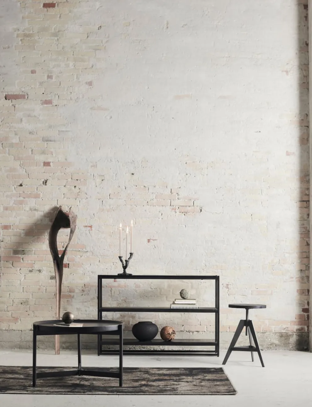 Muubs Hocker Quill schwarz Clearance