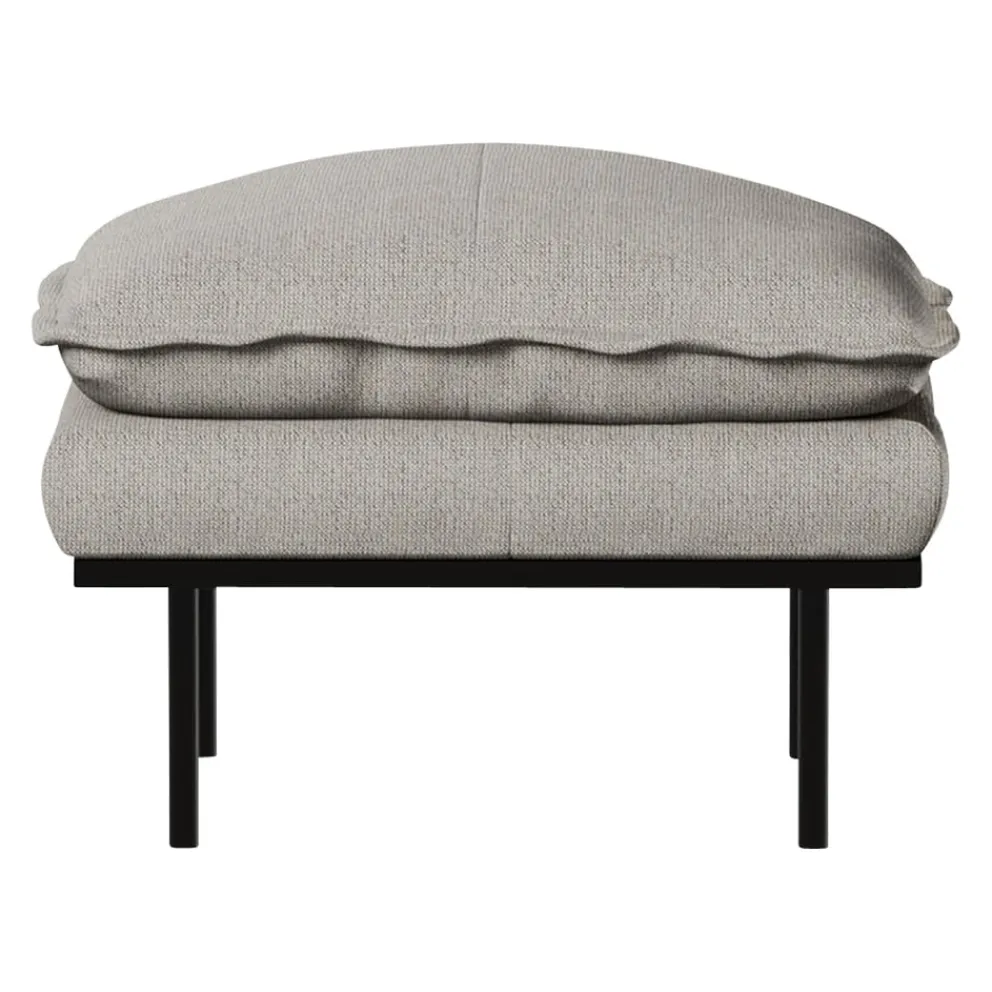 HKliving Hocker Retro hellgrau Hot