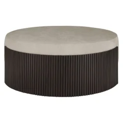 Ethnicraft Hocker Roller Max dunkelbraun Discount