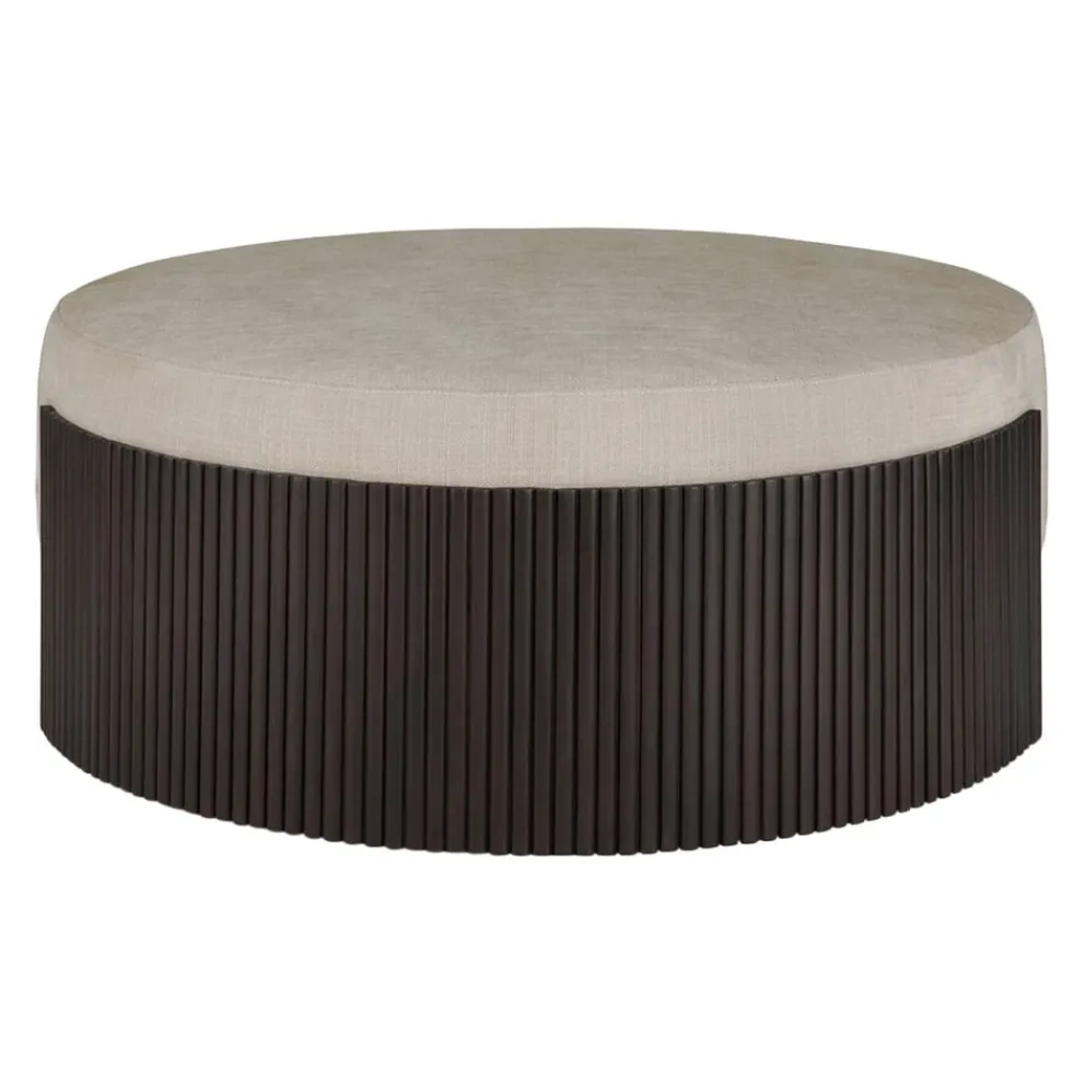 Ethnicraft Hocker Roller Max dunkelbraun Discount