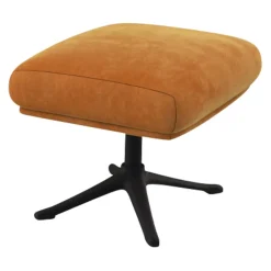 FLEXLUX Hocker Sini Kat. 2, Super Velvet 2371 Warm Yellow Clearance